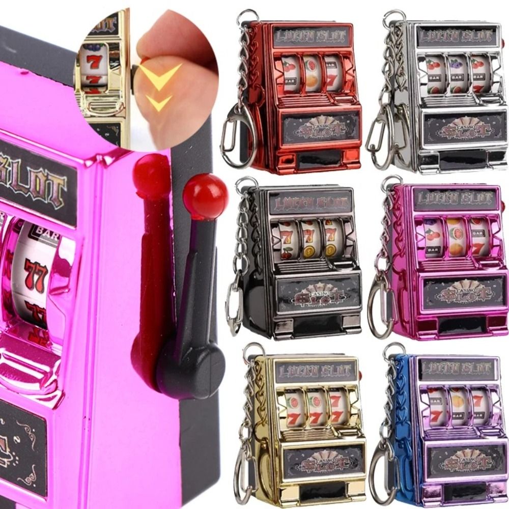 Fruit Slot Machine - High Quality Stress Reliever Keychains Coin