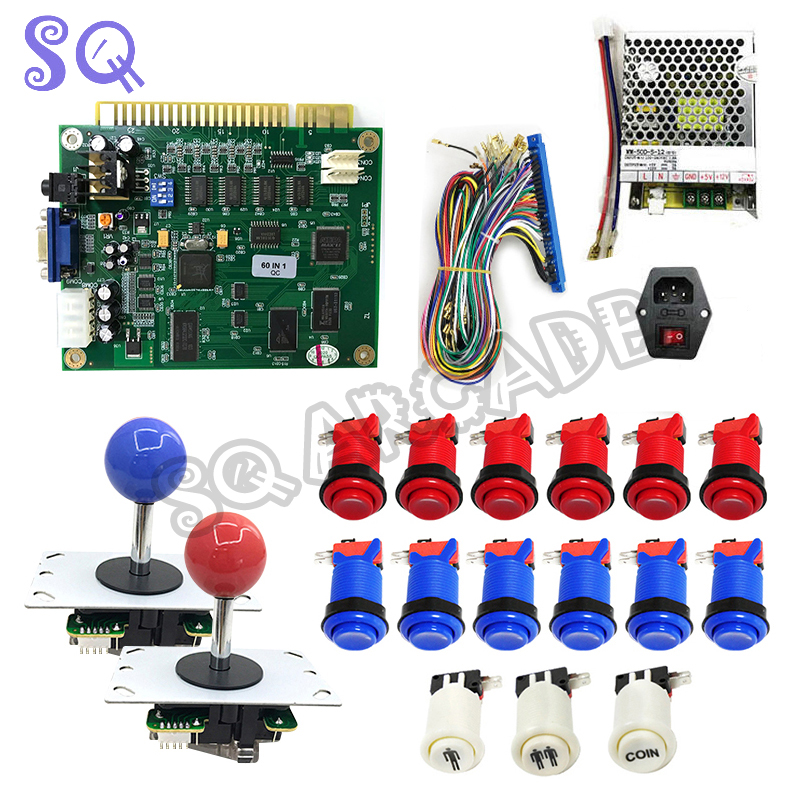 Arcade 60 in 1 Multi Game PCB  - огляд і ціна Arcade Button Pcb