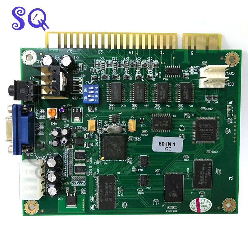 Arcade 60 in 1 Multi Game PCB  - огляд і ціна Arcade Button Pcb