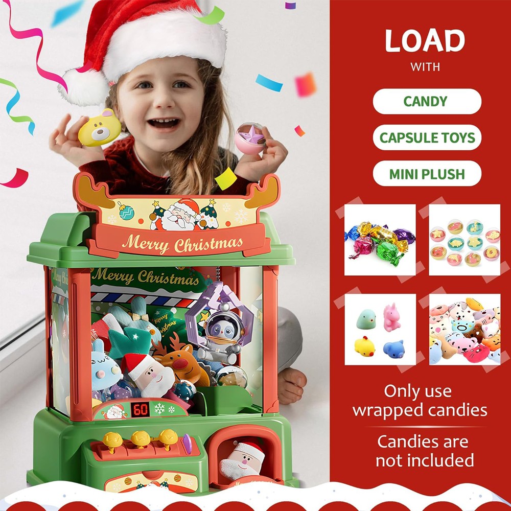 Christmas Claw Machine For Kid - огляд і ціна Arcade Vending & Laundry