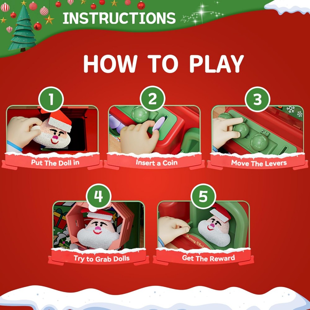 Christmas Claw Machine For Kid - огляд і ціна Arcade Vending & Laundry