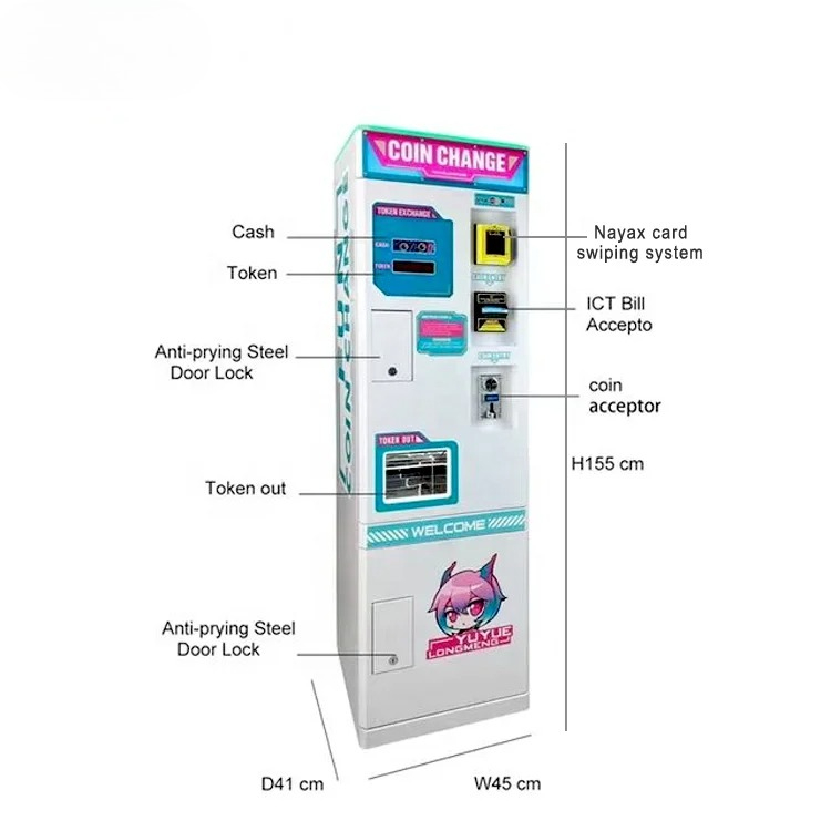 Hot Sale Nayax Card Swiping Sy - огляд і ціна Arcade Card Vending Machine