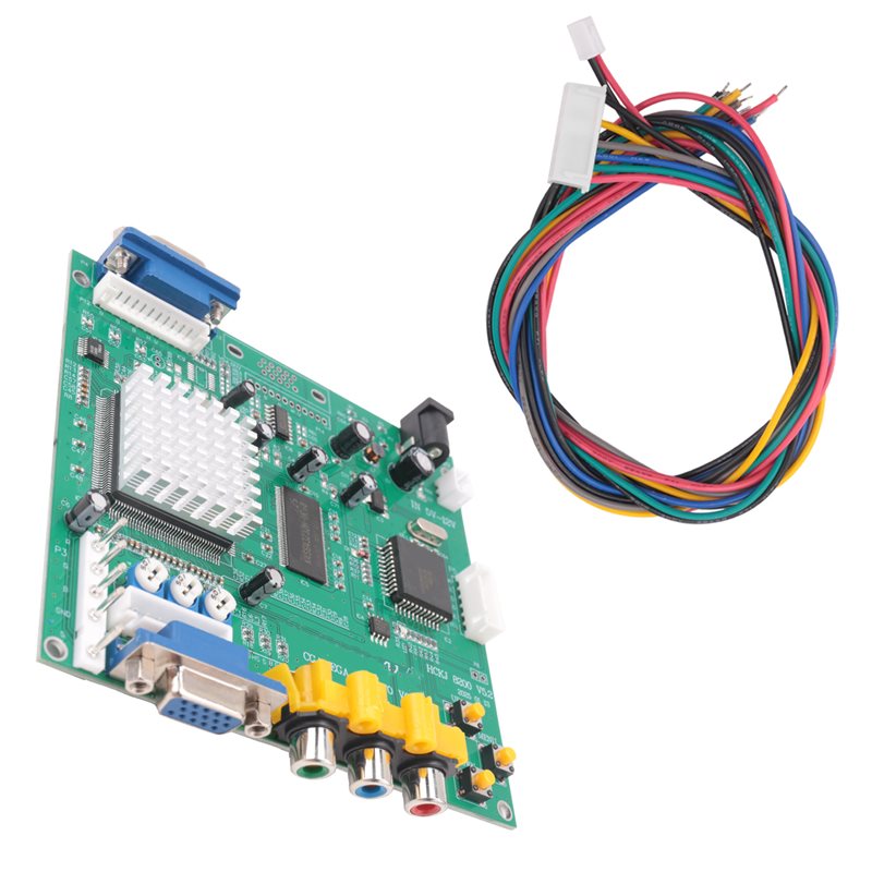 GBS8200 CGA/EGA/YUV/RGB To VGA - огляд і ціна Usb Game Board Jamma