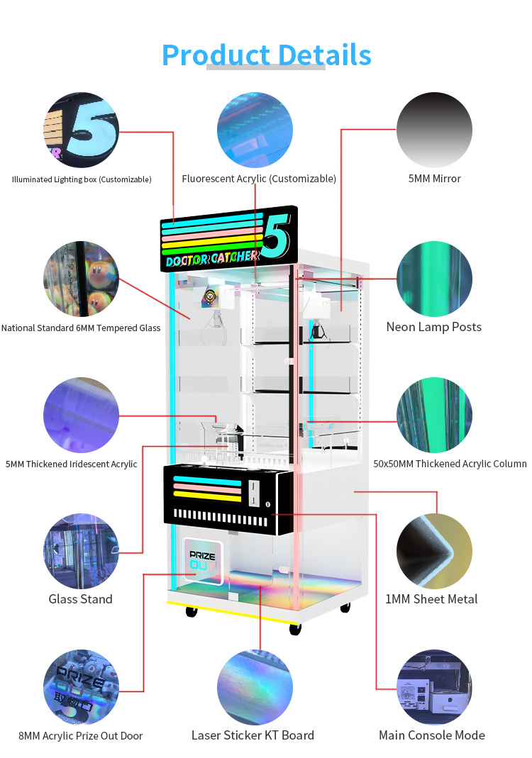 Hot Sale Indoor Arcade Claw Cr - огляд і ціна Arcade Prize Vending Machine