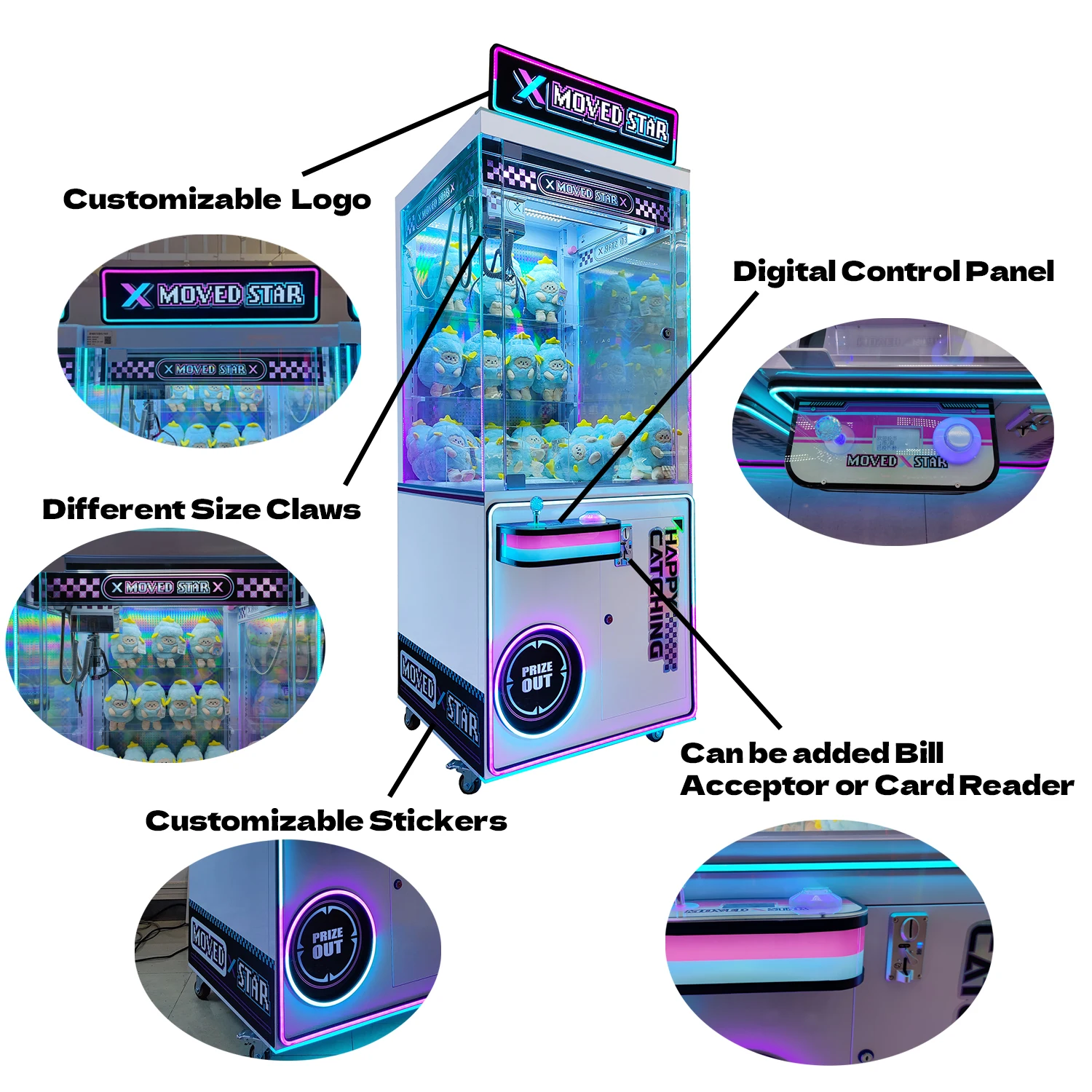 Neofuns Japanese Commercial Ch - огляд і ціна Japanese Arcade Vending Machine