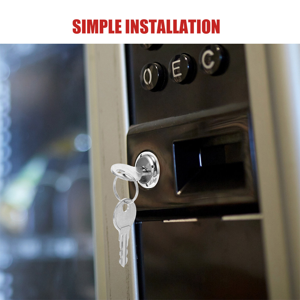 Secure Metal Lock and Key Set  - огляд і ціна Arcade Vending & Laundry