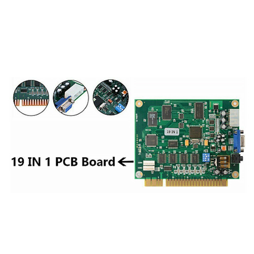 B68A 19 In 1 Multicade PCB Boa - огляд і ціна Usb Game Board Jamma